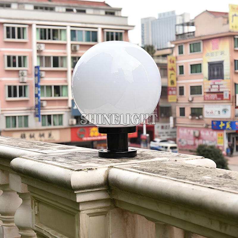 Đèn trụ cổng tròn TC PMMA