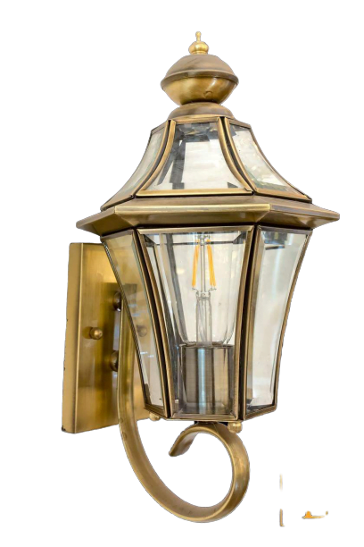 Đèn gắn tường đồng 1838