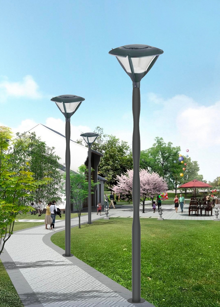 Đèn cột sân vườn SLROY4 LED