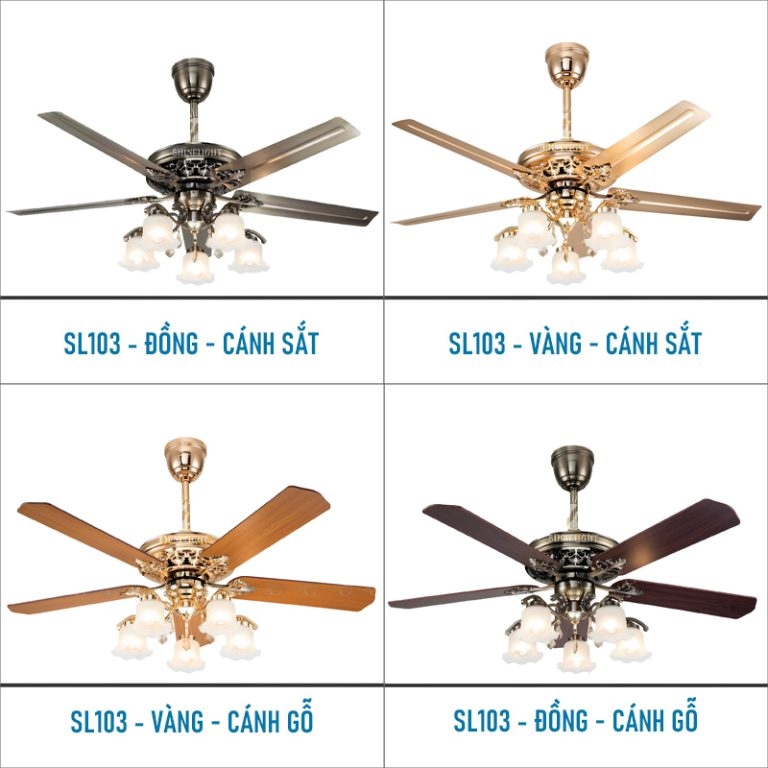 Quạt trần đèn SL103