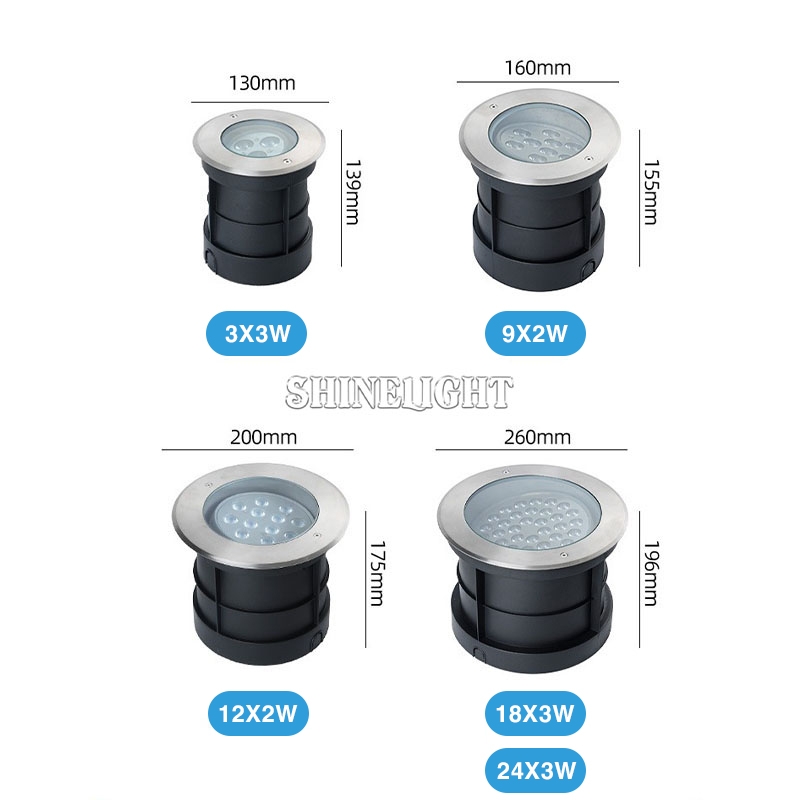 Đèn âm đất chỉnh góc cao cấp SLADDR