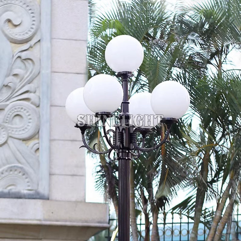 Cột đèn sân vườn tân cổ điển SLCH03-5