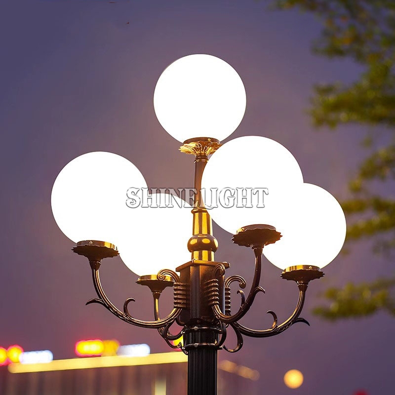 Cột đèn sân vườn tân cổ điển SLCH03-5