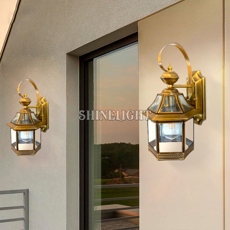 Đèn gắn tường đồng 1827