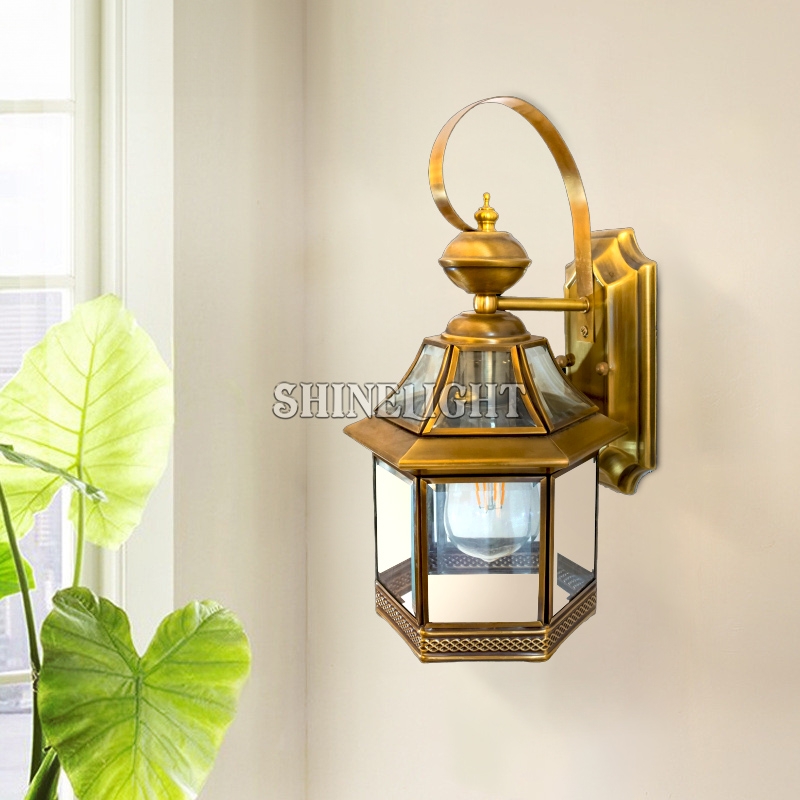 Đèn gắn tường đồng 1827