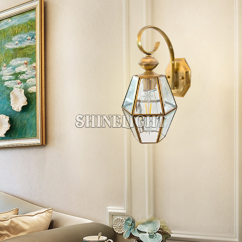 Đèn gắn tường đồng 2235