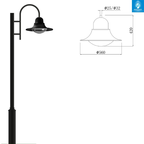 Cột đèn sân vườn SL-ROY40