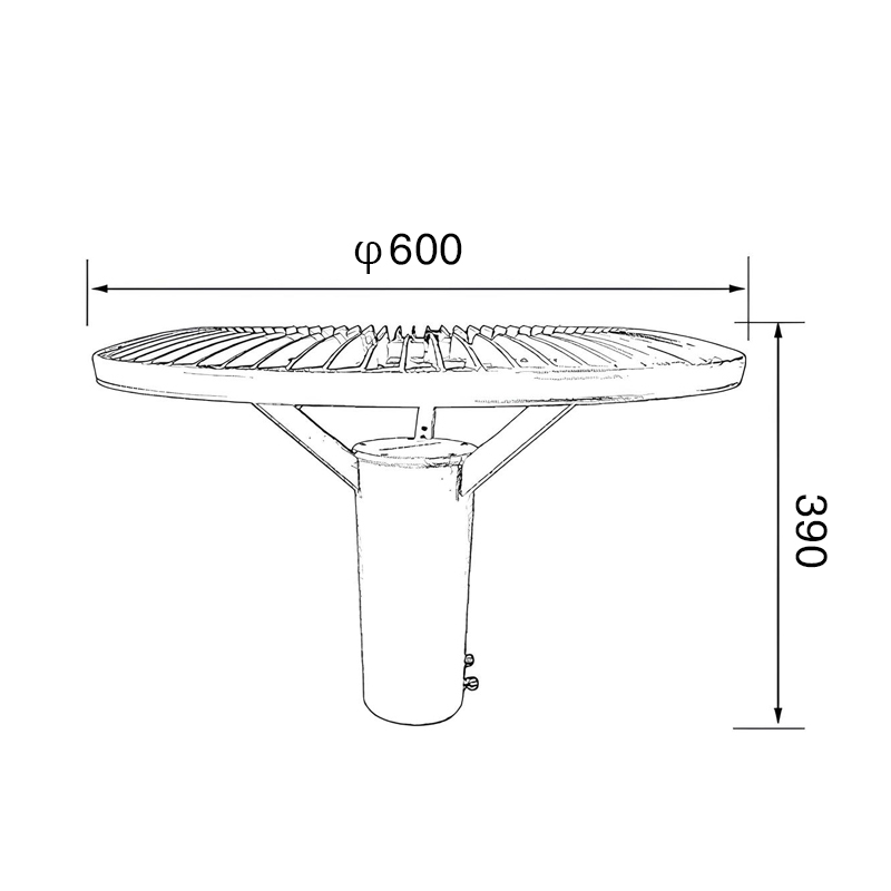 Cột đèn sân vườn SLDSVG05