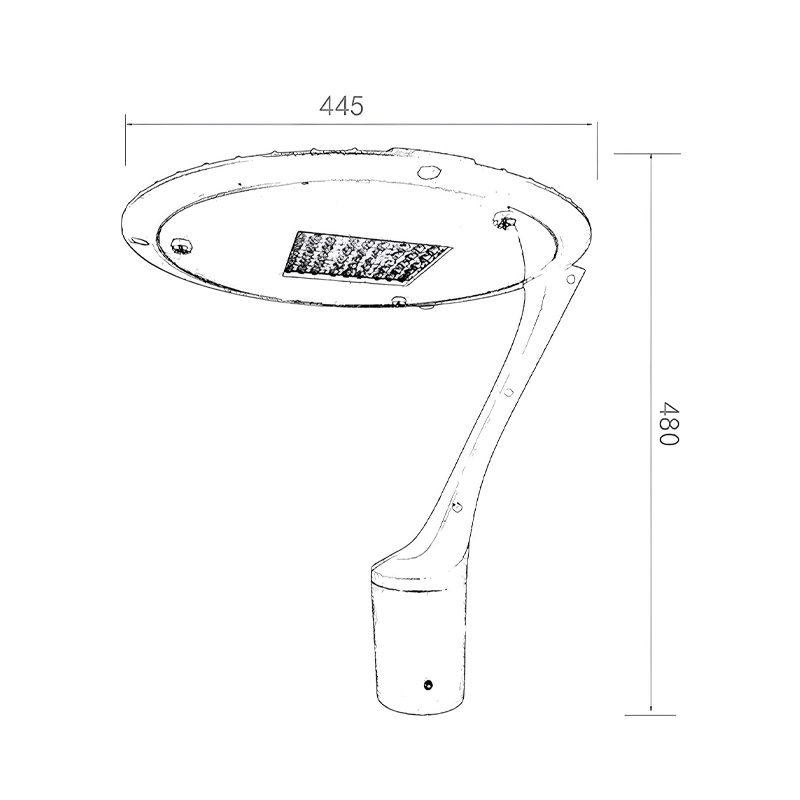 Cột đèn sân vườn SLDSVG12