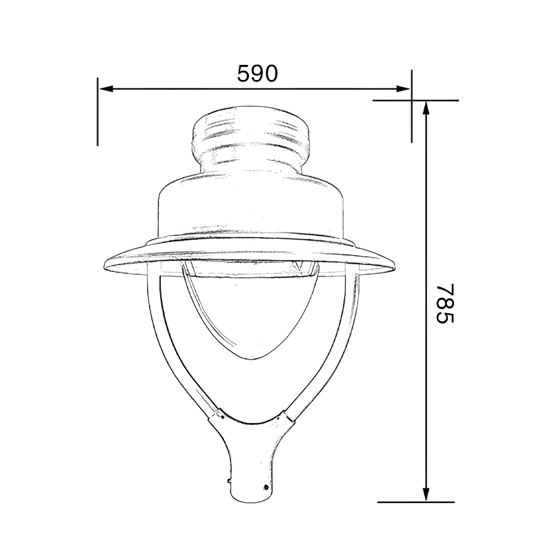 Cột đèn sân vườn SLDSVG15