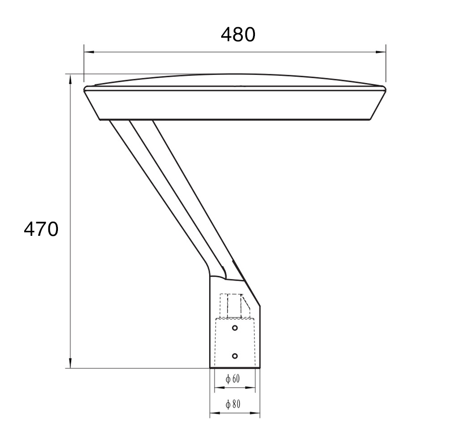 Cột đèn sân vườn SLDSVG18