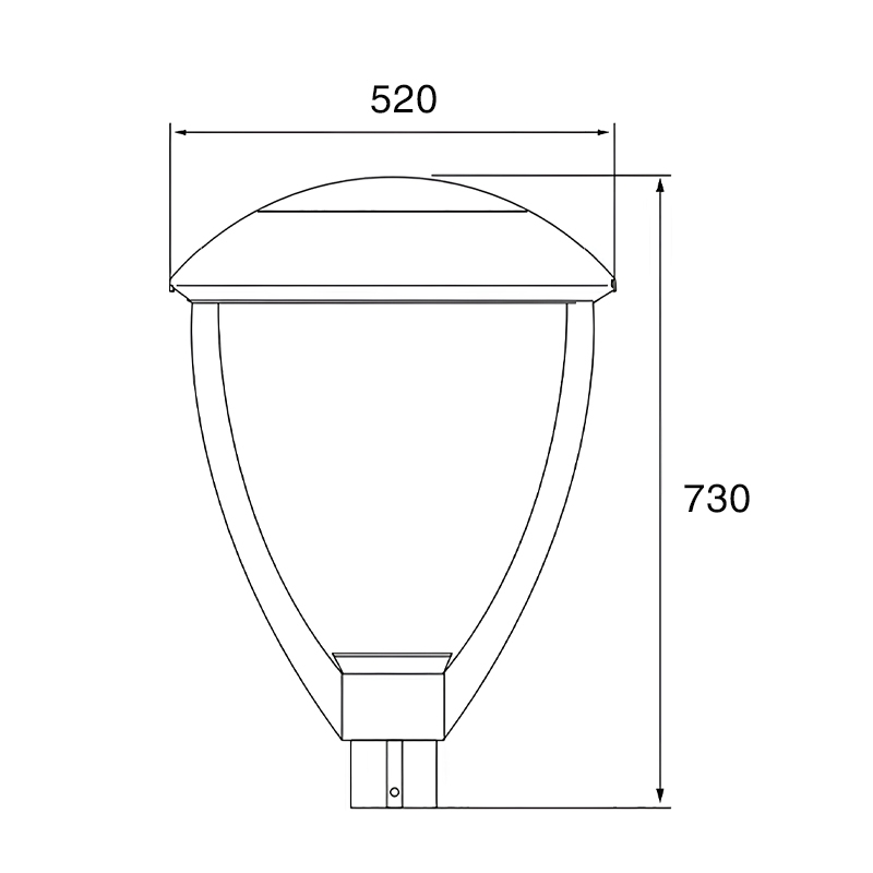 Cột đèn sân vườn SLDSVG20