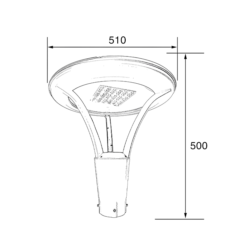 Cột đèn sân vườn SLDSVG31