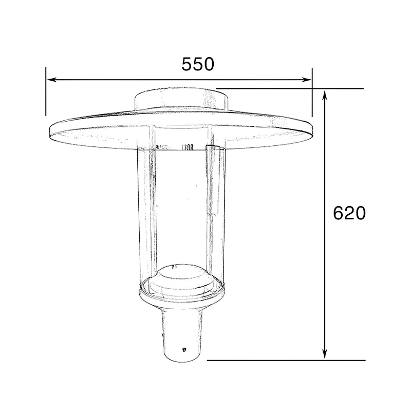 Cột đèn sân vườn SLDSVG39