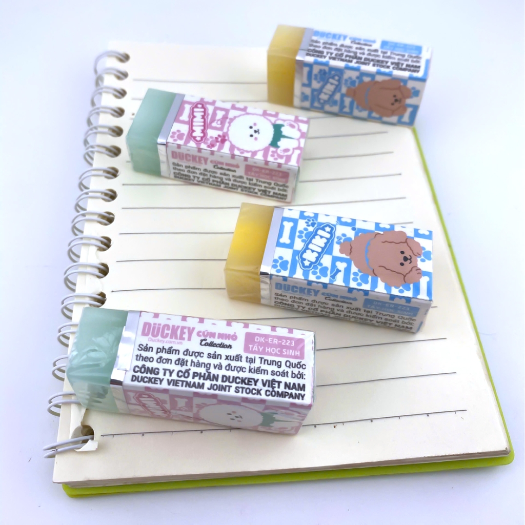 Tẩy DUCKEY hình chó nhỏ siêu dễ thương DK-ER-223 🐶✨