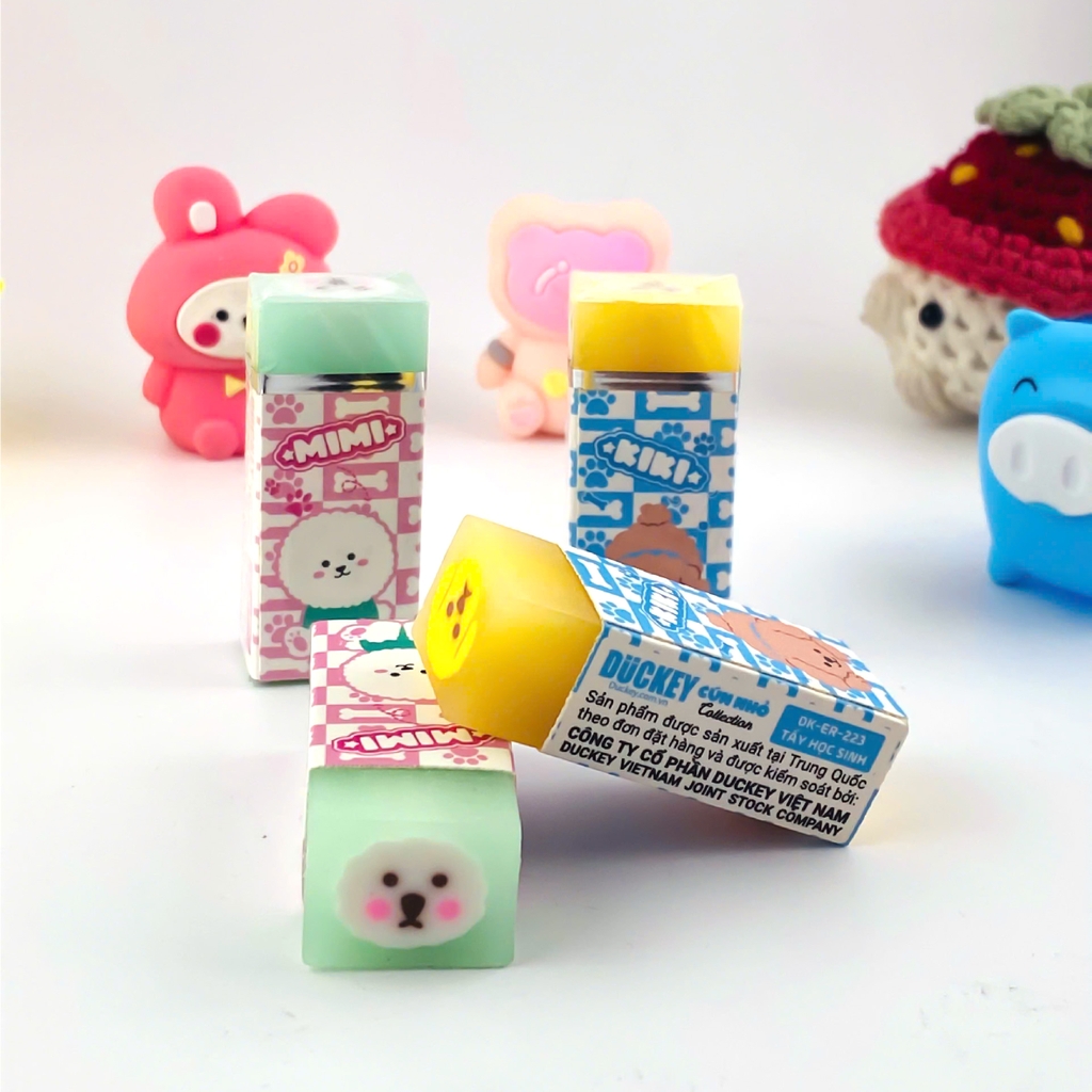 Tẩy DUCKEY hình chó nhỏ siêu dễ thương DK-ER-223 🐶✨