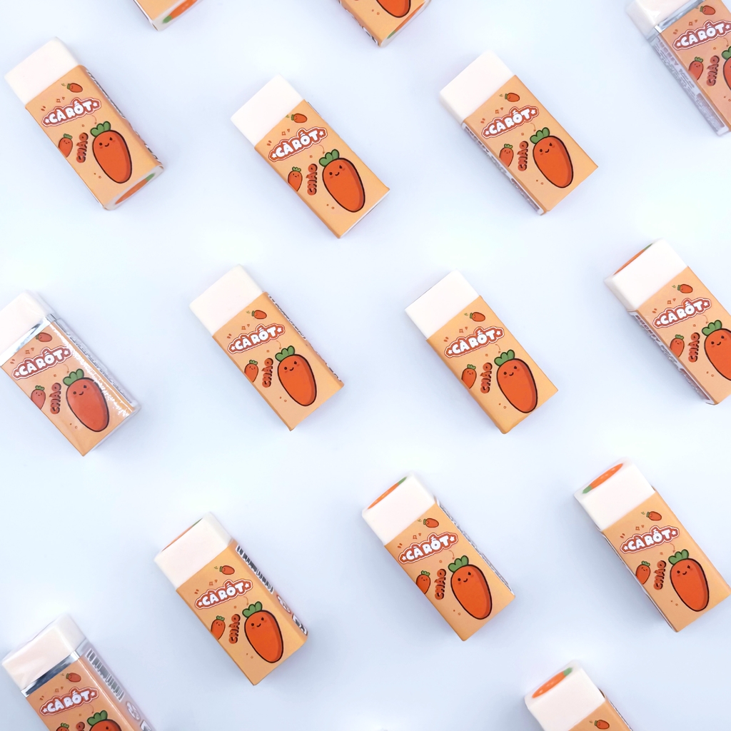 Tẩy DUCKEY hình rau củ siêu dễ thương DK-ER-221 🥕🍆
