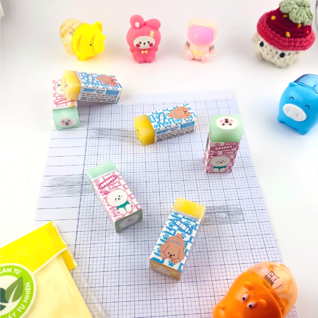 Tẩy DUCKEY hình chó nhỏ siêu dễ thương DK-ER-223 🐶✨