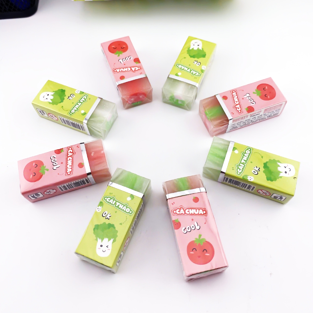 Tẩy DUCKEY hình rau củ siêu dễ thương DK-ER-225 🥦🍅✨