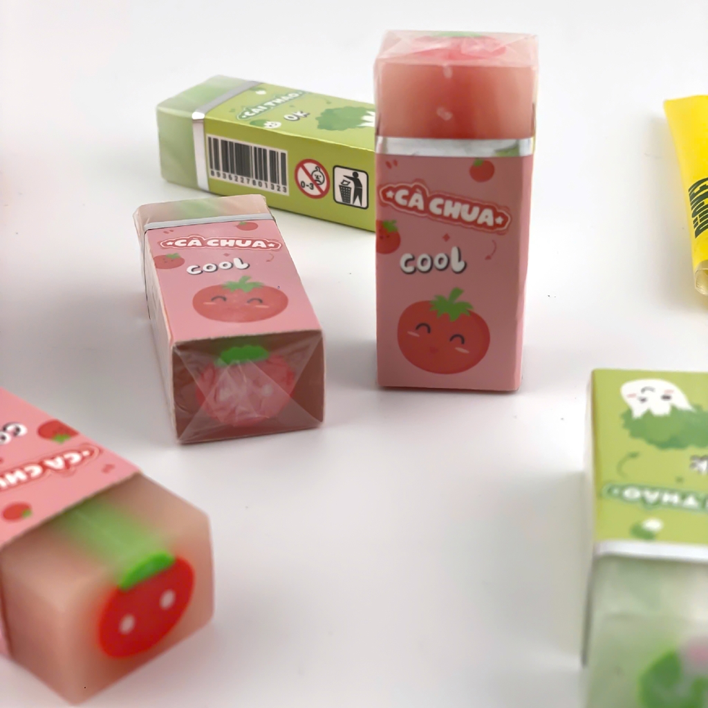 Tẩy DUCKEY hình rau củ siêu dễ thương DK-ER-225 🥦🍅✨