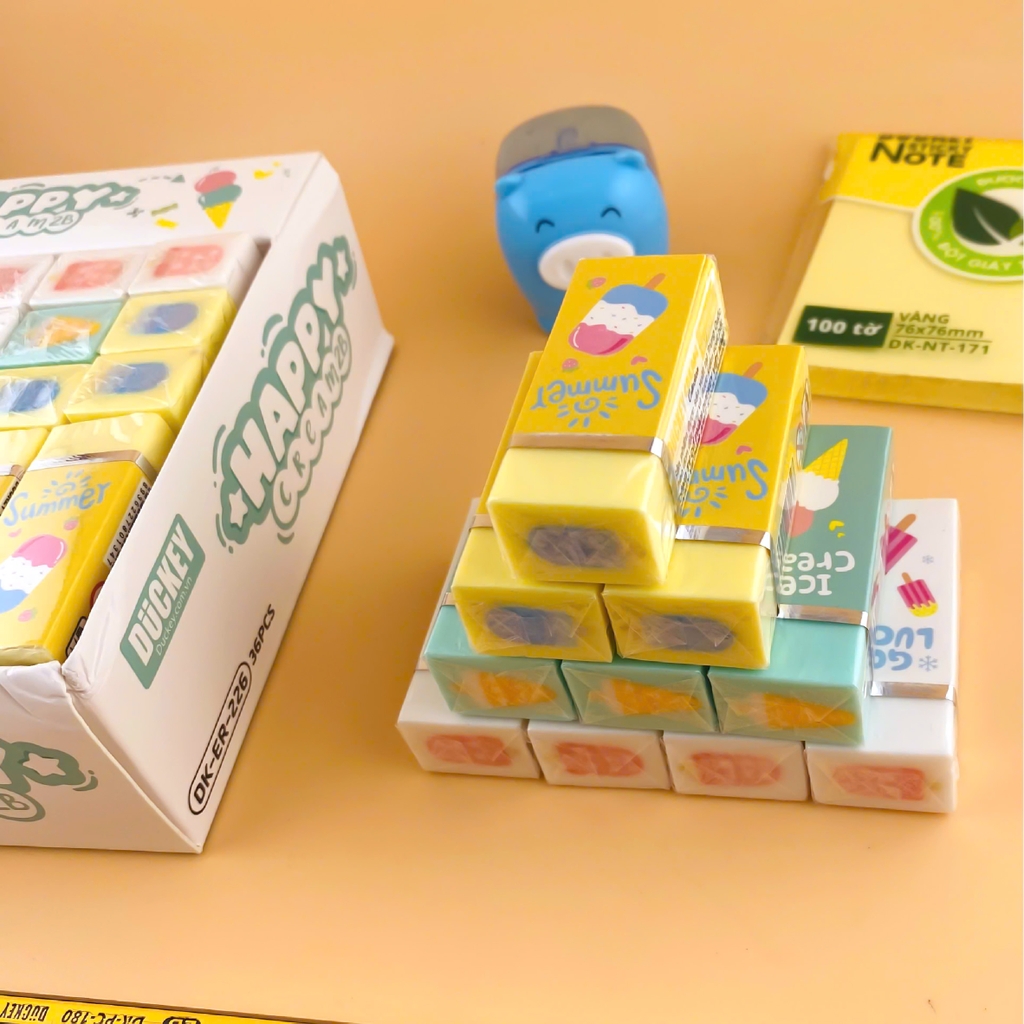 Tẩy DUCKEY Happy Cream DK-ER-226 🍦❄️