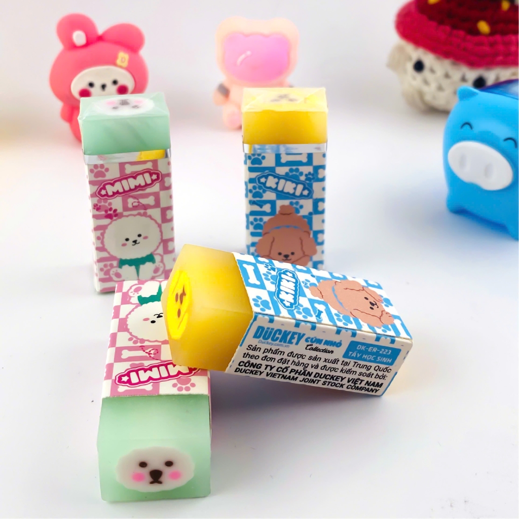 Tẩy DUCKEY hình chó nhỏ siêu dễ thương DK-ER-223 🐶✨