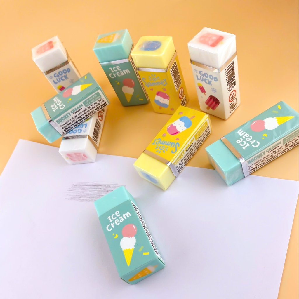 Tẩy DUCKEY Happy Cream DK-ER-226 🍦❄️