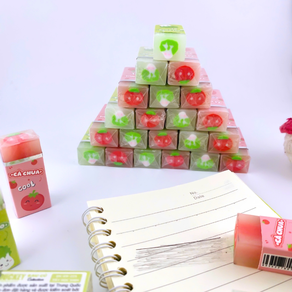 Tẩy DUCKEY hình rau củ siêu dễ thương DK-ER-225 🥦🍅✨