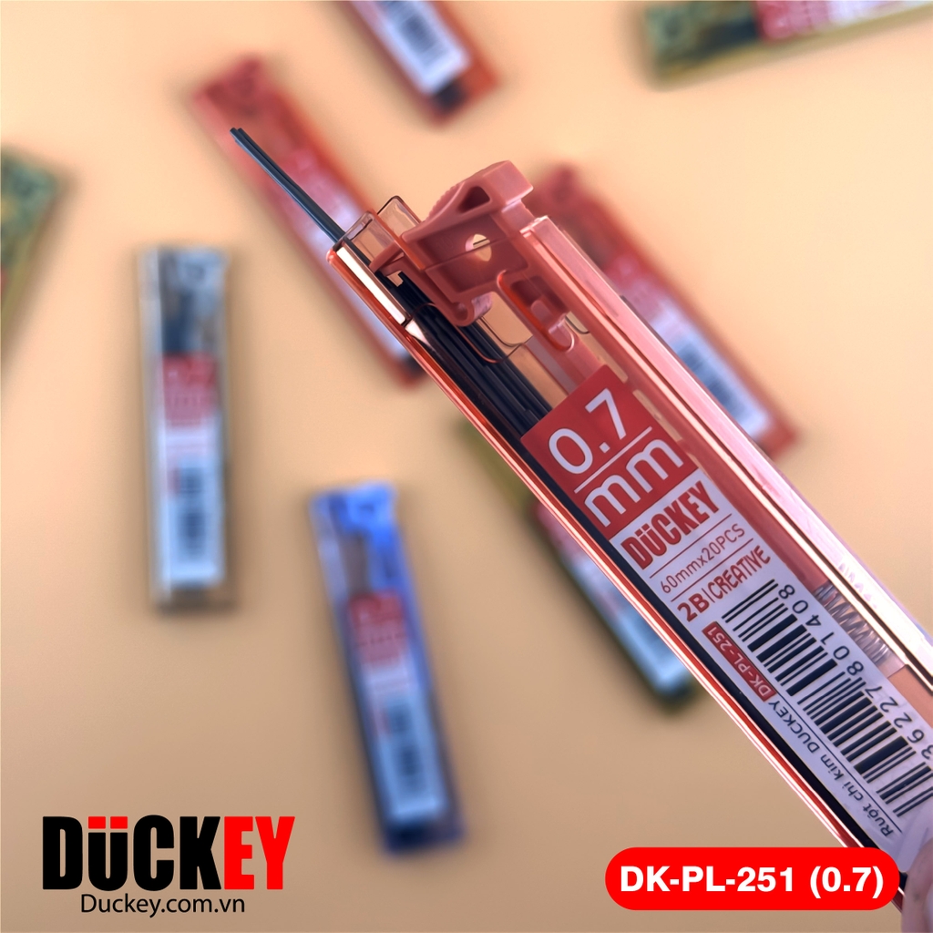 Ngòi chì kim Duckey 2B DK-PL-251 0.7mm viết siêu mượt.