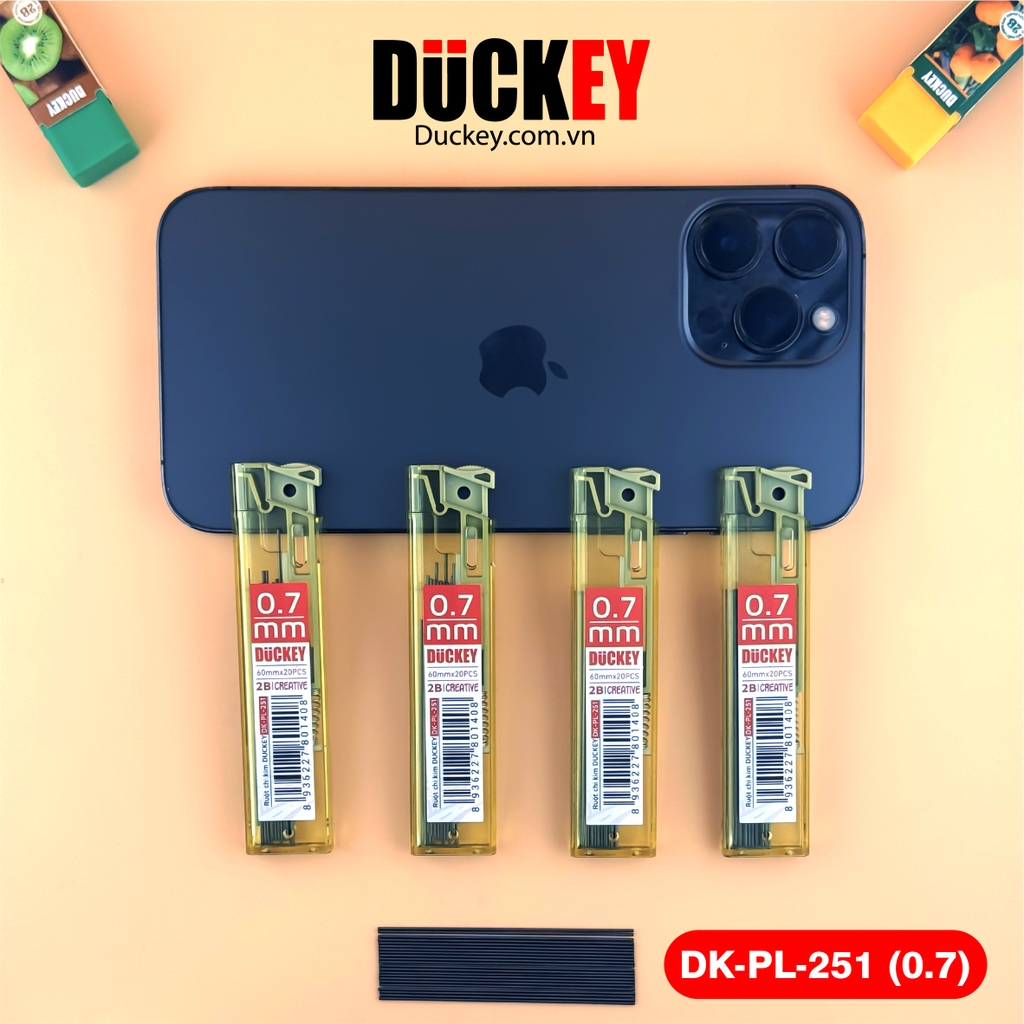 Ngòi chì kim Duckey 2B DK-PL-251 0.7mm viết siêu mượt.