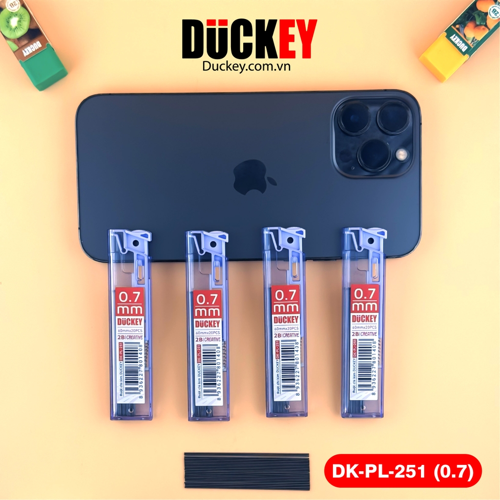 Ngòi chì kim Duckey 2B DK-PL-251 0.7mm viết siêu mượt.