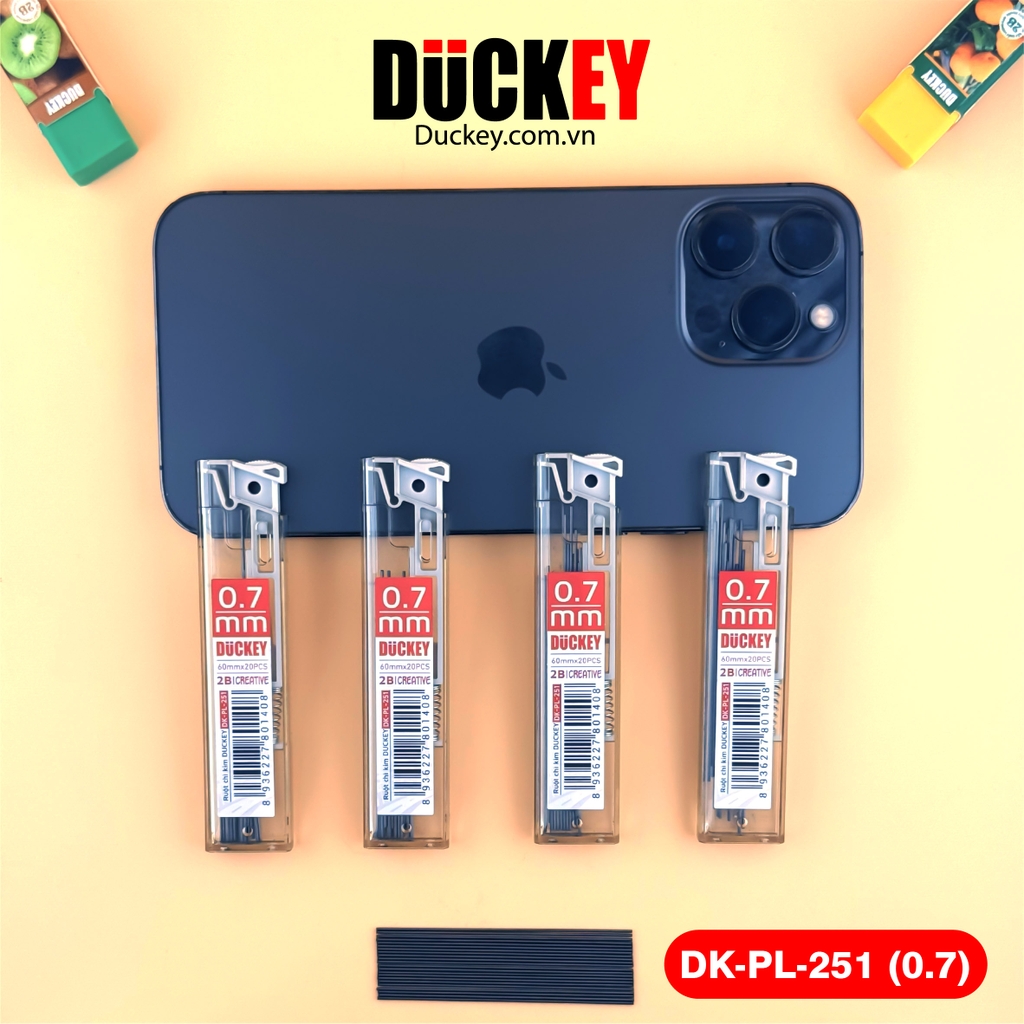 Ngòi chì kim Duckey 2B DK-PL-251 0.7mm viết siêu mượt.