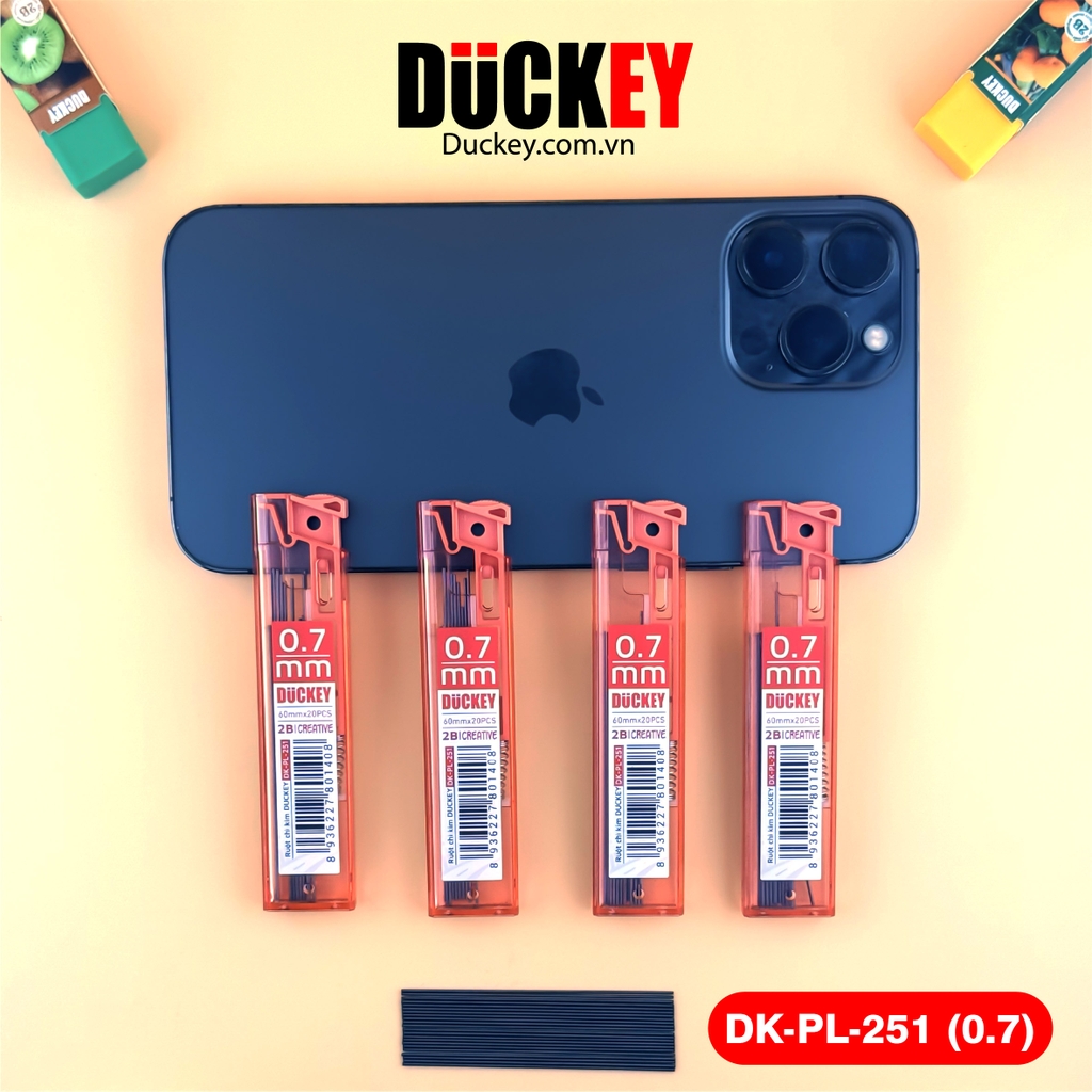 Ngòi chì kim Duckey 2B DK-PL-251 0.7mm viết siêu mượt.