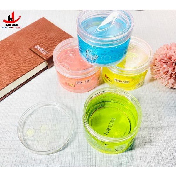 Slime sắc màu DUCKEY. Slime XJY-9968 cao cấp - Sản xuất theo tiêu chuẩn EN-71, An toàn cho người sử dụng.