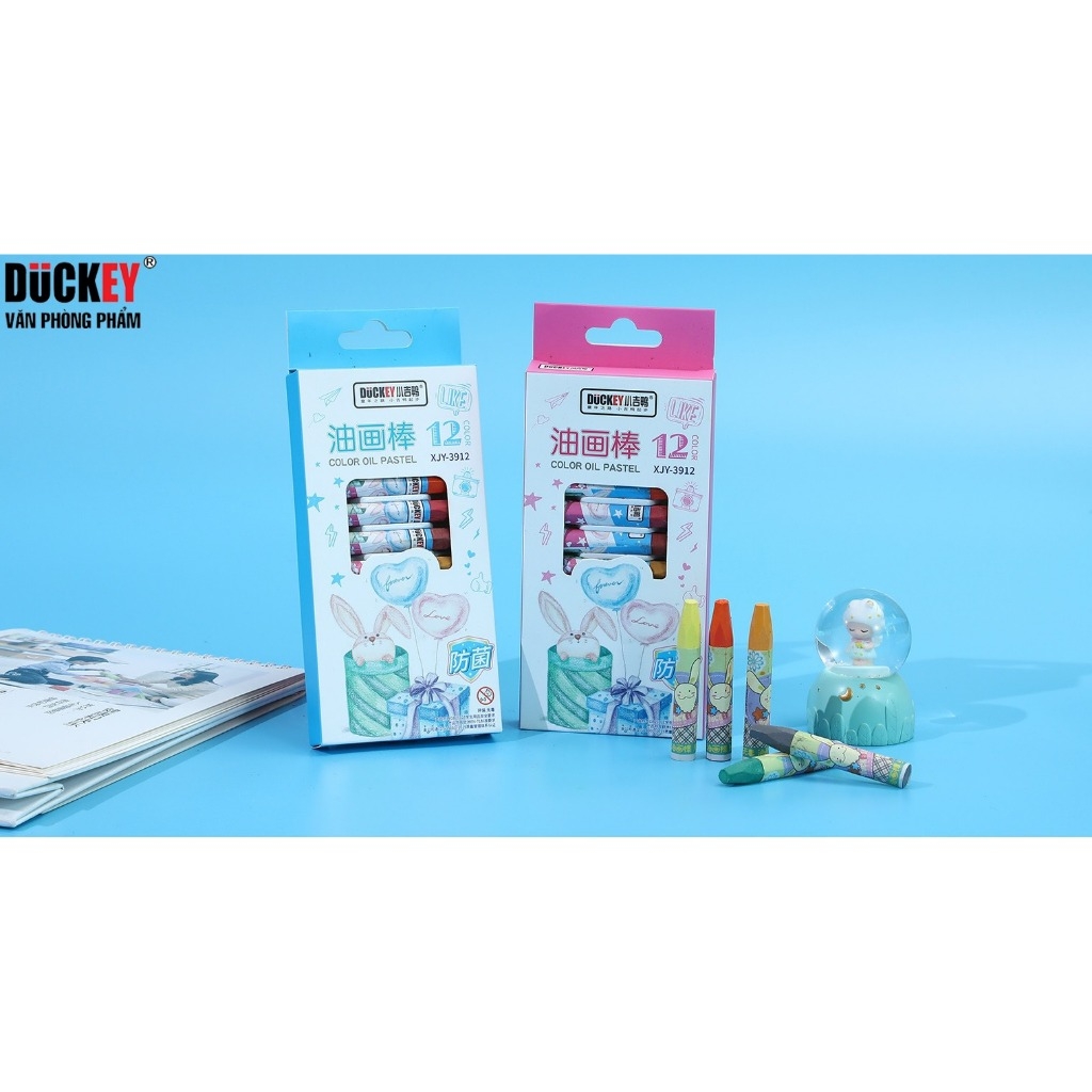 BÚT SÁP DẦU CAO CẤP. CHUẨN THƯƠNG HIỆU DUCKEY DÀNH CHO BÉ Mã: 3912,3924,3936