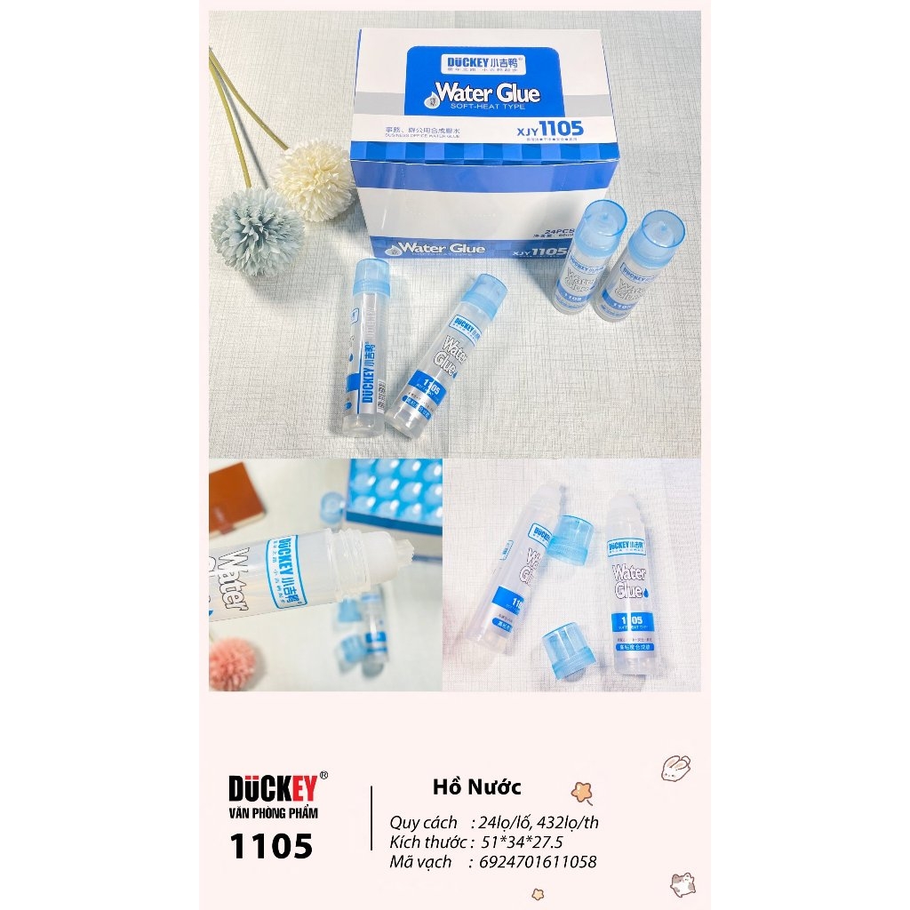 HỒ NƯỚC SIÊU DÍNH. CHUẨN THƯƠNG HIỆU DUCKEY . MÃ XJY-1105,XJY-1106