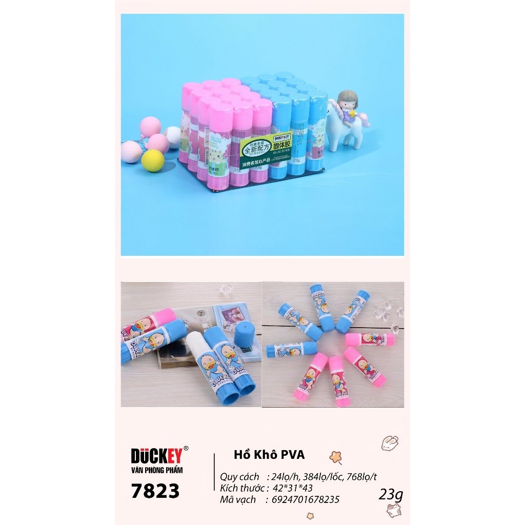 HỒ KHÔ PVA DUCKEY 23g. SIÊU DÍNH, AN TOÀN, TIỆN LỢI. MÃ 7823