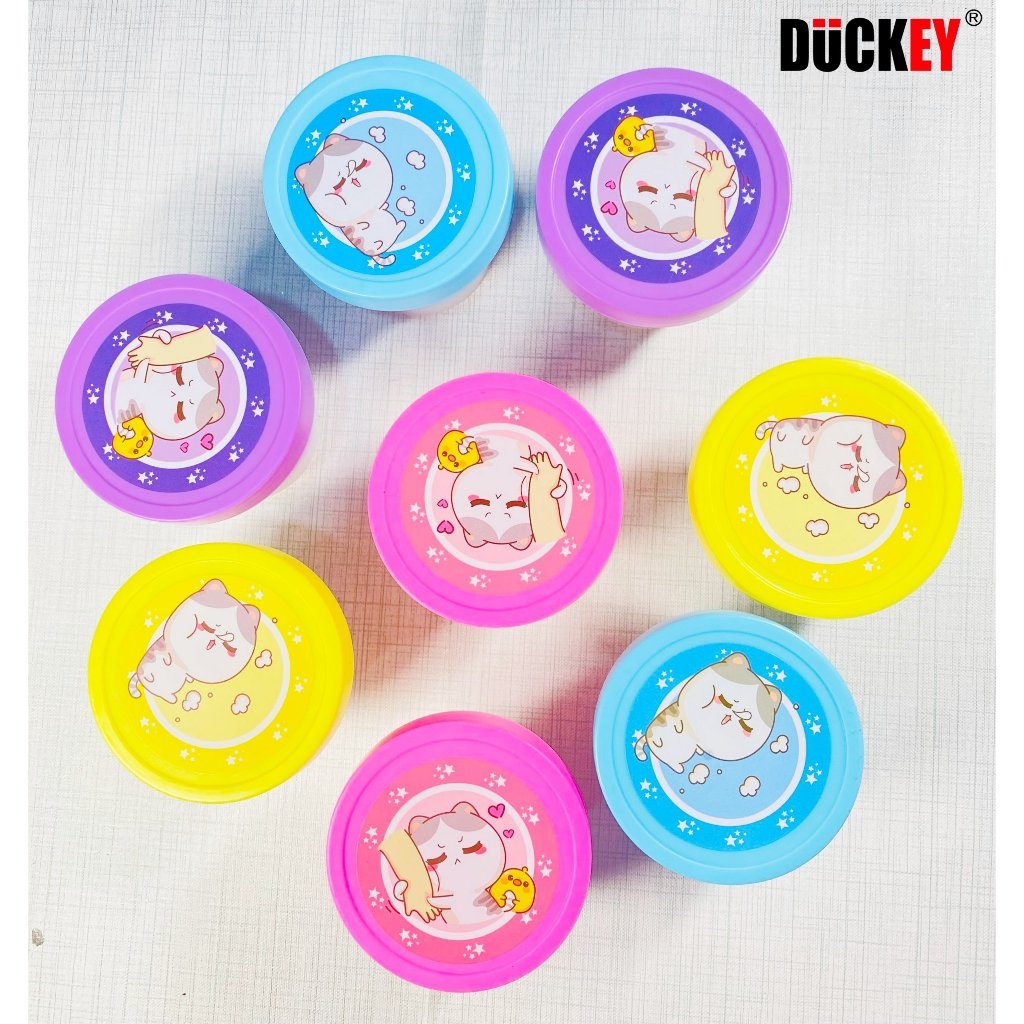 Slime sắc màu DUCKEY. Sản phẩm XJY-9989 là slime dẻo nhiều màu - Sản xuất theo tiêu chuẩn ISO9000 - an toàn cho bé