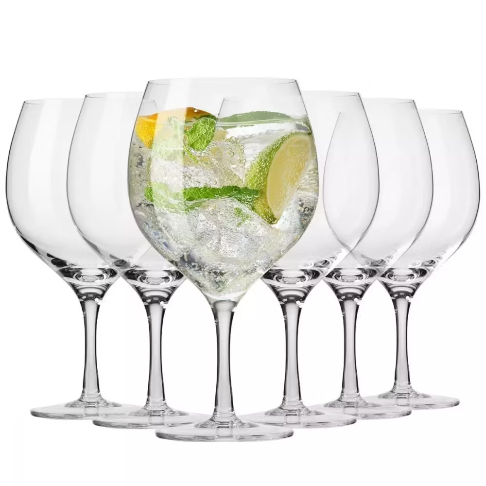 Bộ 6 ly gin pha tonic pha lê không chì 700ml Harmony Ba Lan Krosno - 831978