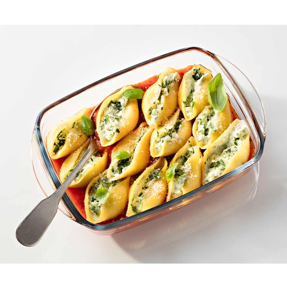 Bộ 3 cỡ khay thủy tinh vi sóng, lò nướng chữ nhật sản xuất tại Pháp Arcuisine