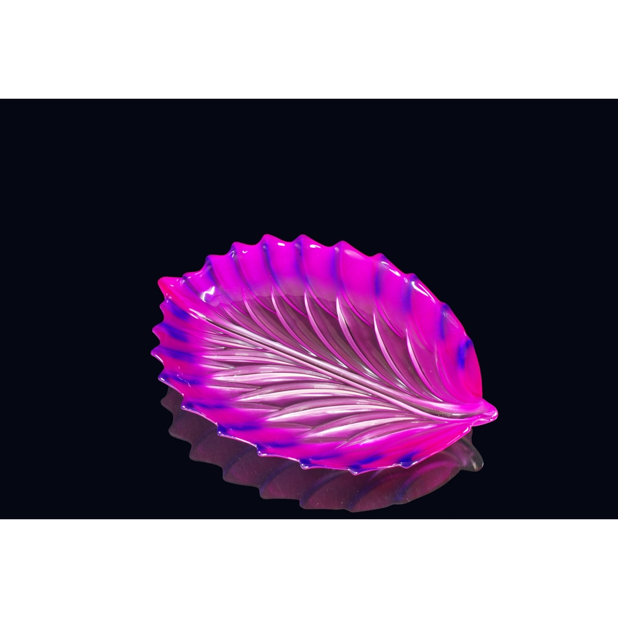 Đĩa thủy tinh màu tím 40,5cm thả hoa, đựng hoa quả Walther-Glas: Barca Violet-1400073