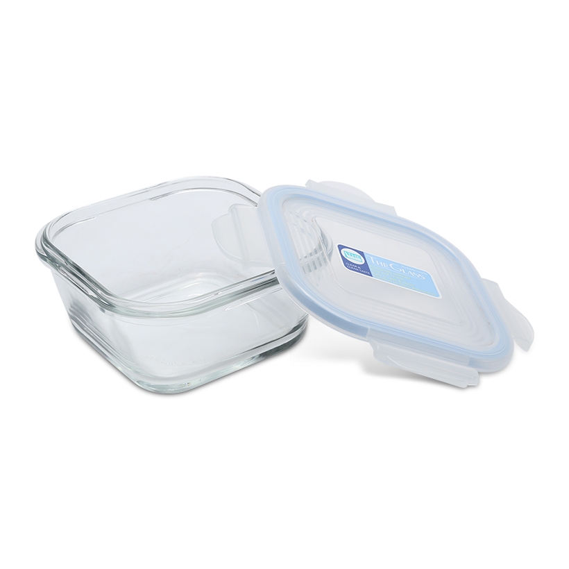 Bộ hộp đựng thực phẩm vuông 3 chiếc Hàn Quốc The Glass-GP460AA