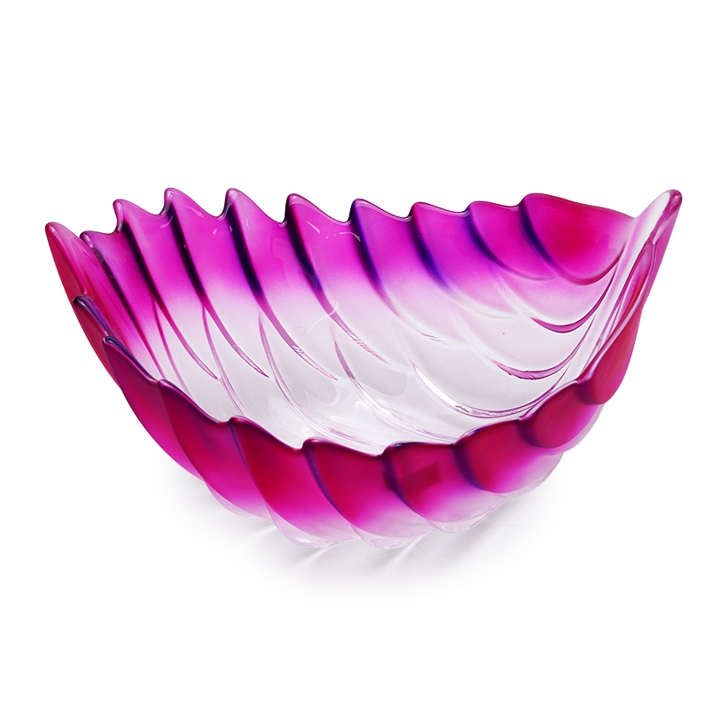 Bát thủy tinh màu tím 29cm thả hoa, đựng hoa quả Walther-Glas: Barca Violet-1400071