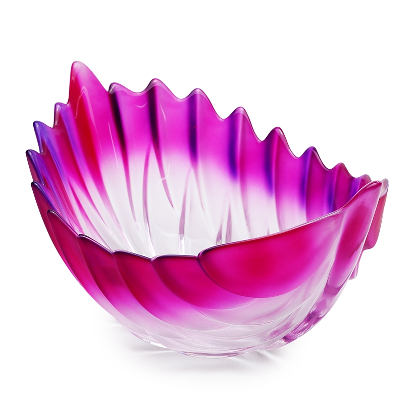 Bát thủy tinh màu tím 29cm thả hoa, đựng hoa quả Walther-Glas: Barca Violet-1400071