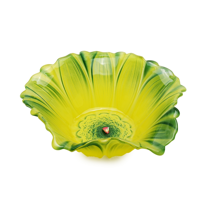 Bát thủy tinh màu xanh lá cây thả hoa, đựng hoa quả Walther-Glas: Susanna Jungle