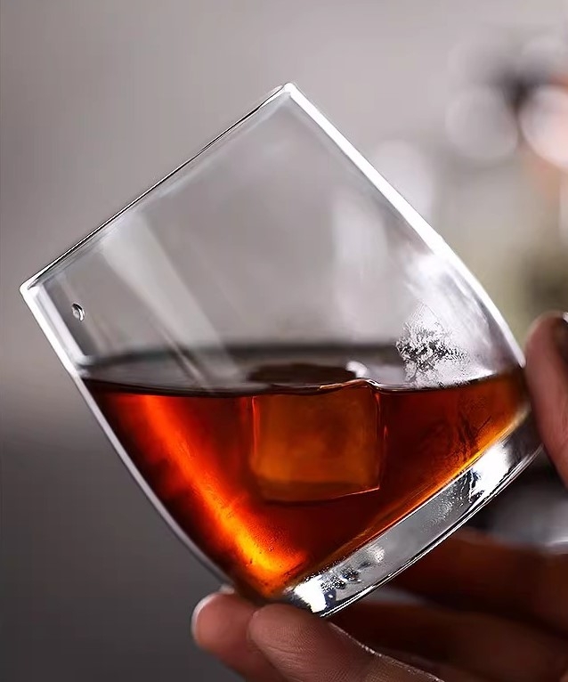 Bộ ly, cốc thủy tinh pha lê 6 chiếc rượu mạnh 250ml BLENDED Ba Lan Krosno-789354