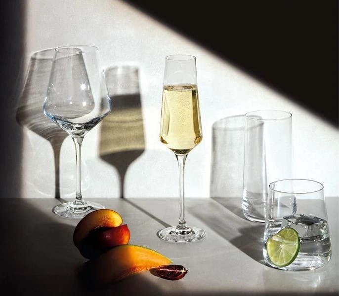 Bộ 6 ly vang trắng pha lê Avant-Garde 390ml Ba Lan Krosno-790978