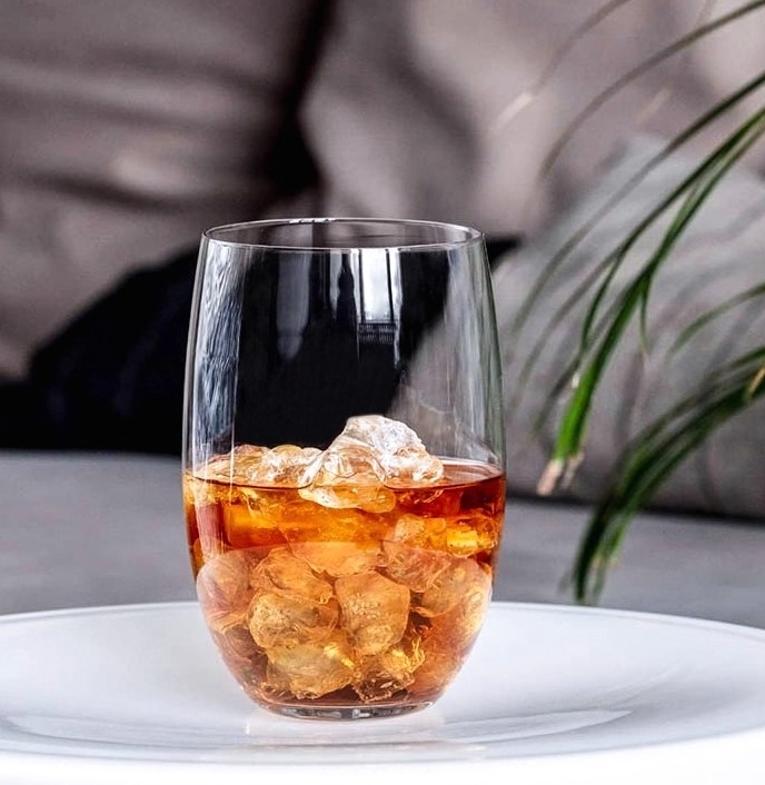 Bộ ly, cốc thủy tinh 6 chiếc bầu cao 370ml BLENDED Ba Lan Krosno-831923