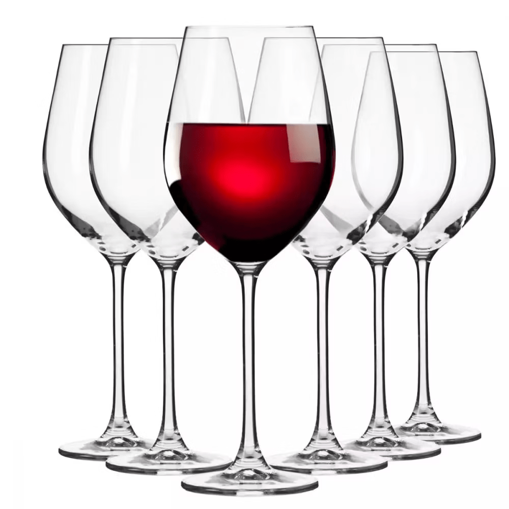 Bộ 6 ly vang đỏ pha lê không chì Splendour Ba Lan Krosno