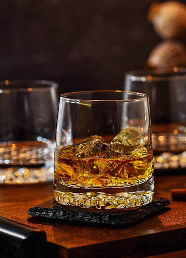 Bộ 6 cốc pha lê uống rượu mạnh whisky FJORD 300ml Ba Lan Krosno-877013